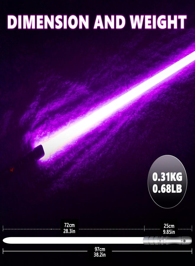 YDDSABER Dueling Lightsaber for Adults,Rechargeable Metal Hilt,4 Modes & Sounds Light Saber,Age 5 6 7 8 9 10 11 12 13 Toys for Kids,Cosplay,Family Days,Brithday Gift (Pinkish-Purple) - Image 5